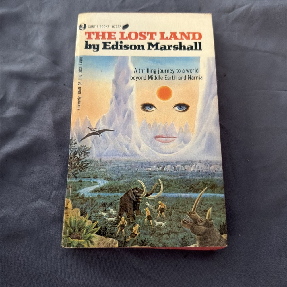 THE LOST LAND by Edison Marshall (1966) Curtis fantasy paperback